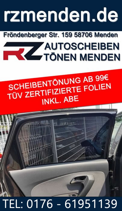 Autoscheiben tönen NRW-RZ MENDEN